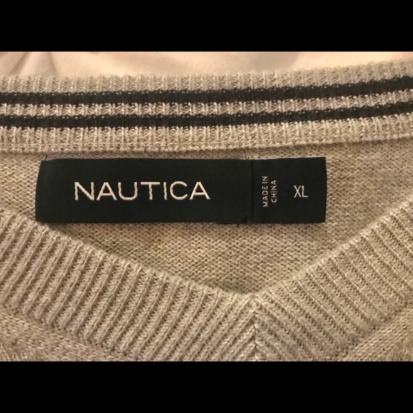 Nautica Sweater Grey Men’s - Picture 3 of 3